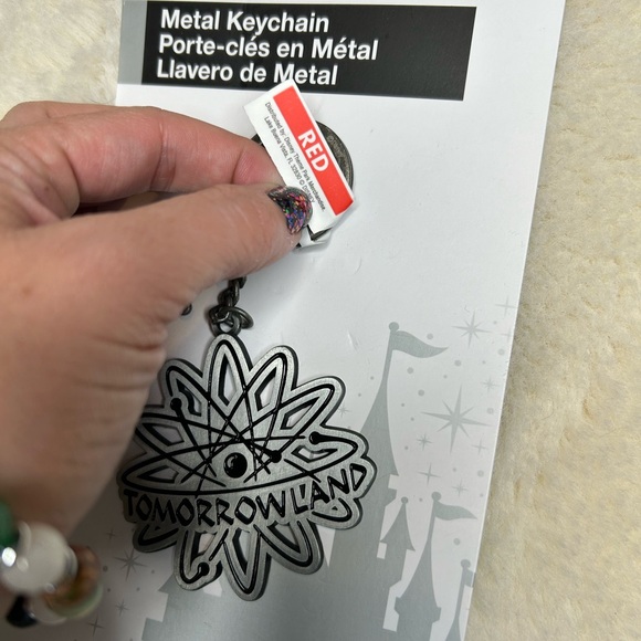 Disney Parks Tomorrowland Metal Keychain - Picture 2 of 4